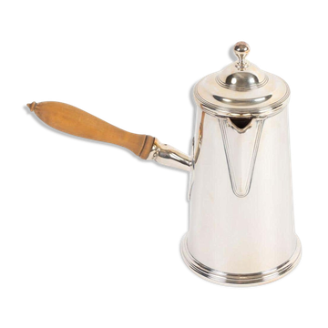 Chocolatier in silver metal twentieth century