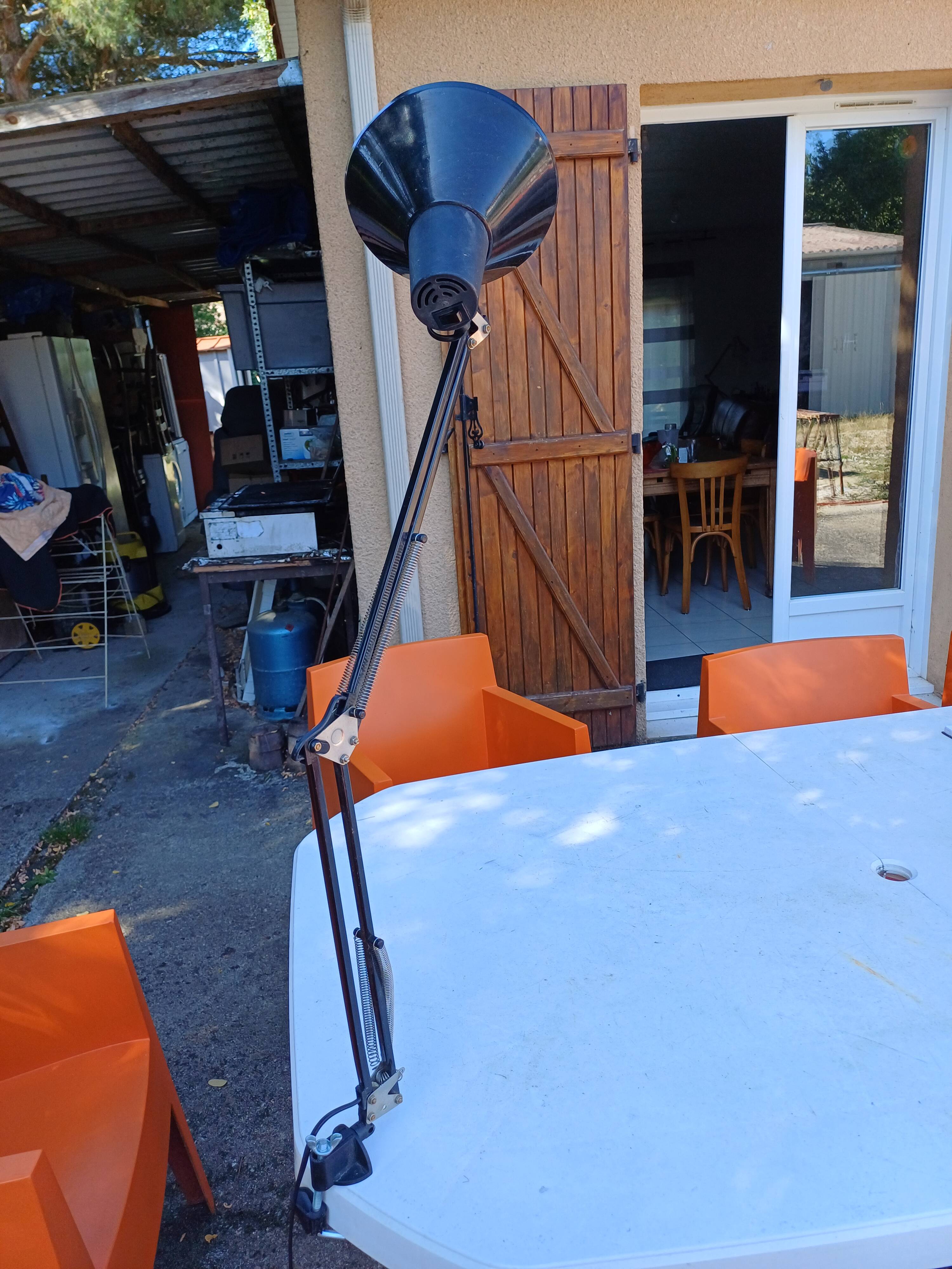 Lampe de Bureau Vintage Belge