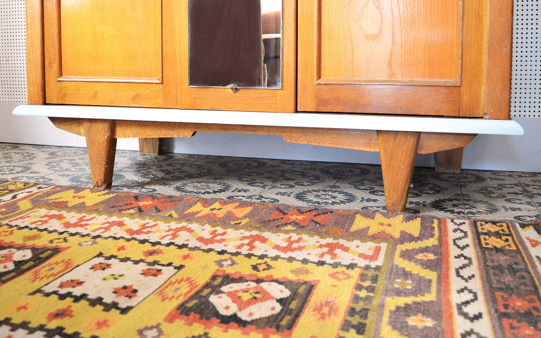 Blond wood wardrobe 60s