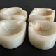 Vintage playing cards onyx ashtrays
