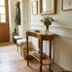 Kidney-shaped bedside table in Louis XV style with marquetry.