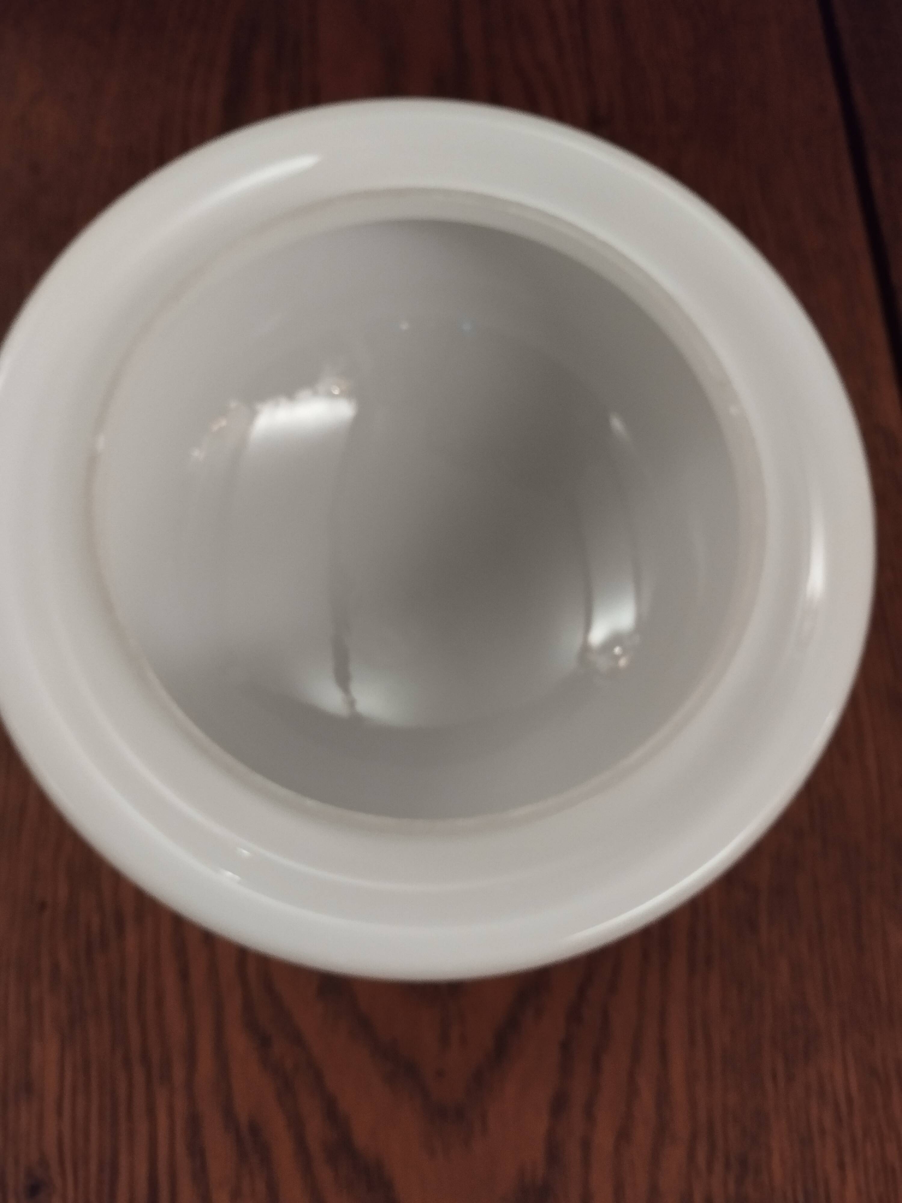 art deco white opaline globe for ceiling light diameter 20cm height 10.5cm