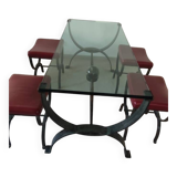 Table and 4 stools