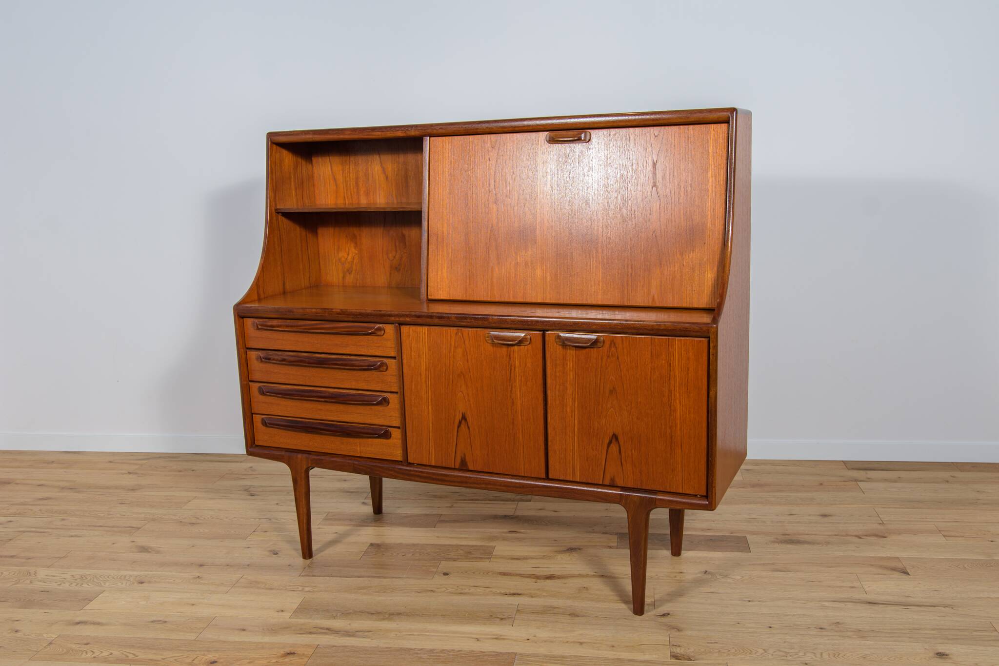 Mid-Century Teak High Sideboard by John Herbert for A. Younger Ltd, 1960s