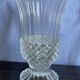 Very nice vintage vase tip of glass diamonds