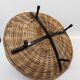 Metal and wicker basket