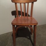 Old wooden bistro chair