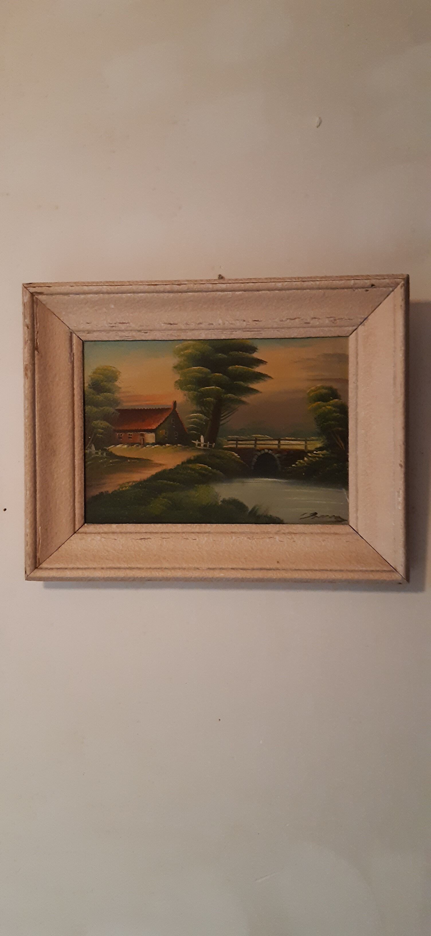 Old landscape painting