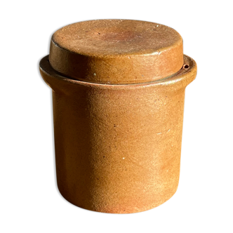 Old sandstone butter pot