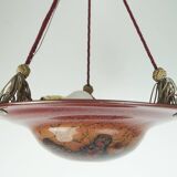 art deco WMF ikora PENDANT LIGHT ikoraglass 1930s avantgarde design