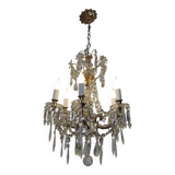 Large 19th century crystal chandelier