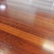 Table basse XL design vintage en bois exotique