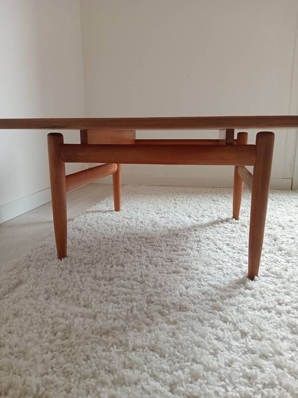 Table basse scandinave années 60