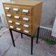 Meuble a tiroir Borgeaud vintage meuble de métier Top design