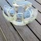 Ancien chauffe plat en verre