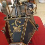 19th century bamboo work box and Japanese-style Napoleon III lacquer
