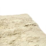 Rectangular rug in natural wool, 1970s