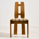 Oak dining chair, set of 4