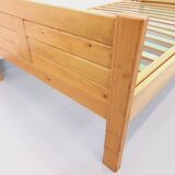 Vintage Mountain Design Les Arcs bed in ash wood from the 60s 70s