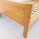 Vintage Mountain Design Les Arcs bed in ash wood from the 60s 70s