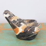 Porte-pipe ou repose-pipe vintage en faïence à effet marbré, SC3 Italy, vintage