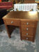 Bureau de ministre vintage chêne années 50
