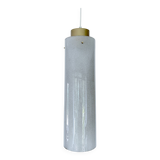 Large vintage glass pendant light, 60s