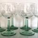 Set 6 vintage balloon glasses from Alsace