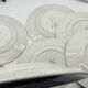 Service of 12 dessert plates, Sarreguemines / Digoin, DONON, vintage, old