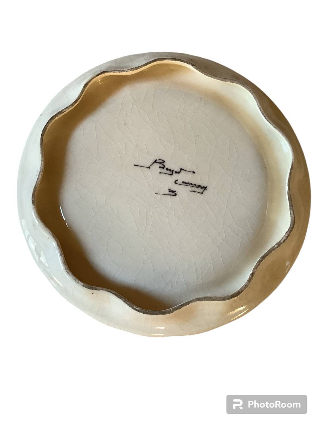 Lot 6 assiettes au motif florale