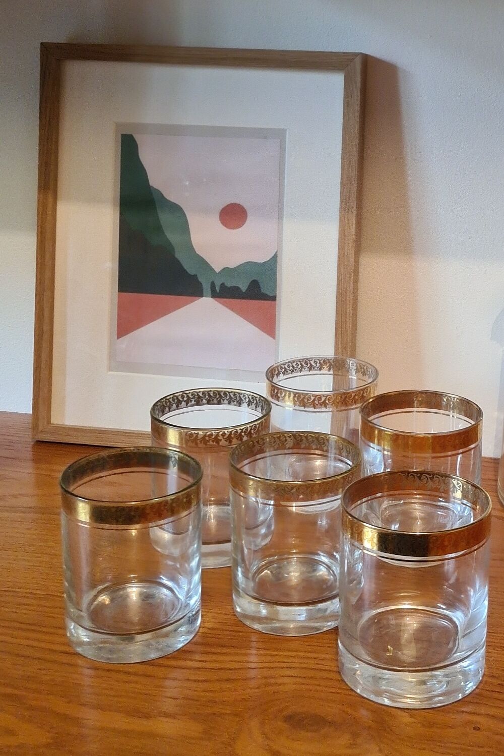 Set of 6 glasses