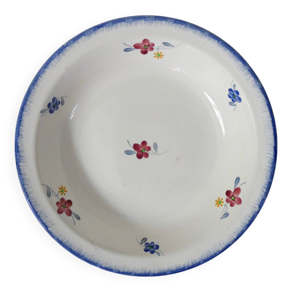 ancien saladier plat creux Digoin Mary Lou