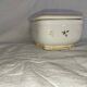Antique butter dish in faience – Bird decoration – Late 19th / early 20th century