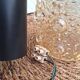 Suspended portable lamp