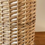 Vintage rattan umbrella stand