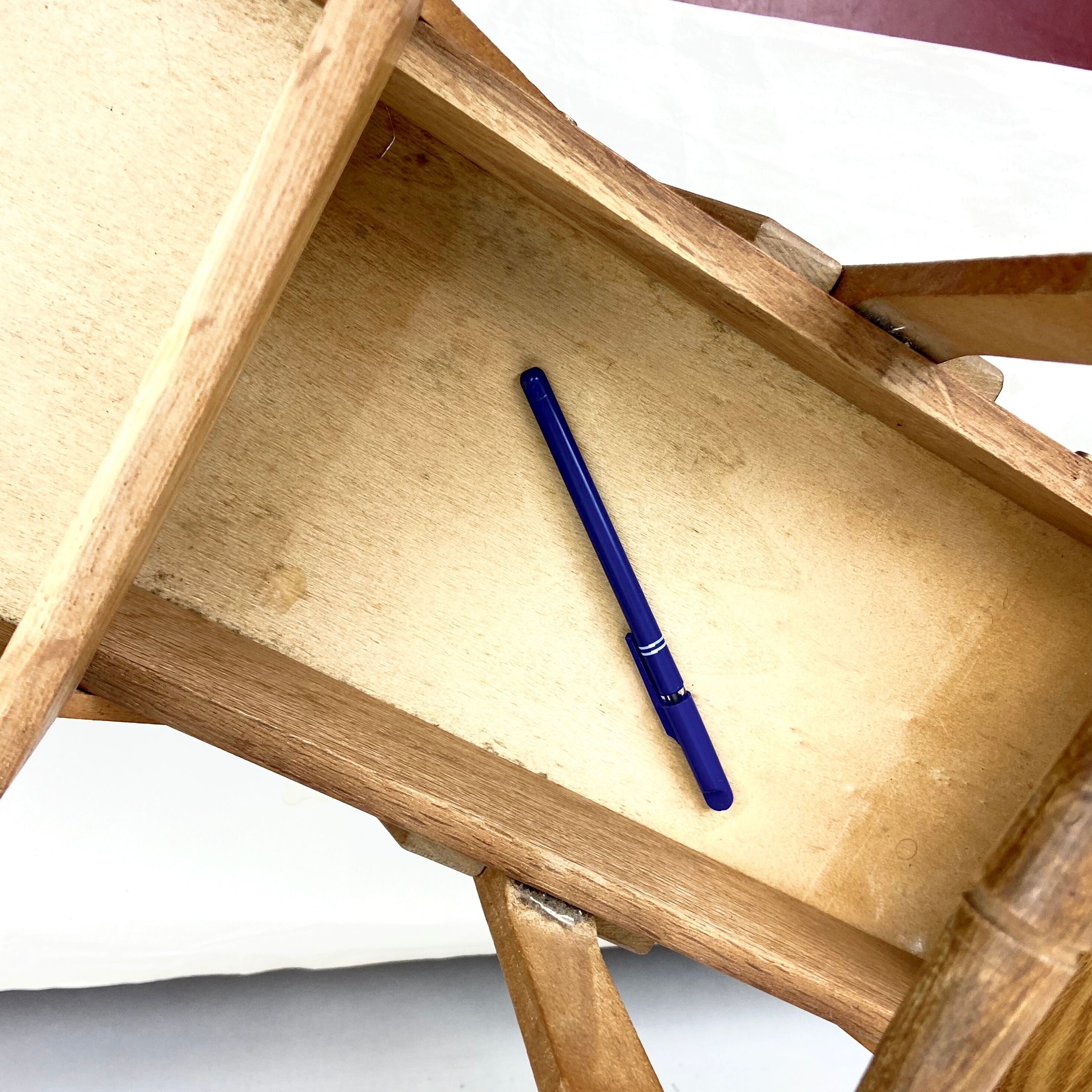 1950 - Former Worker Wooden Sewing Box