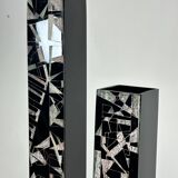 Pair of Cubist Vases by Anatole Riecke 1969