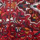 Handmade antique Persian Karajeh runner 97cm x 370cm 1920s - 1C1166