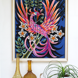 Tapisserie oiseau de paradis