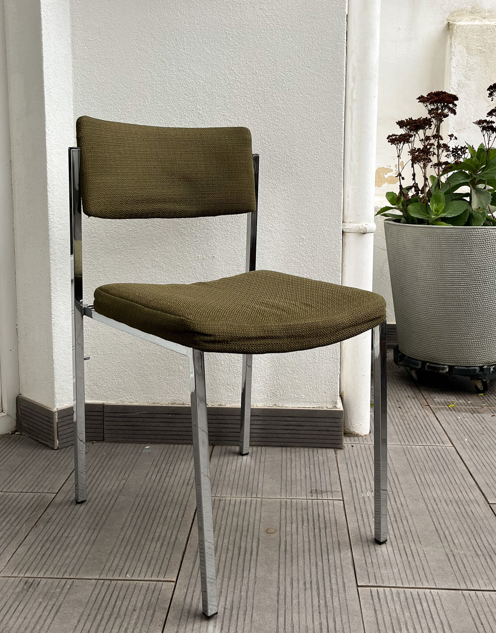 Vintage chrome chair