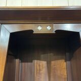 Art Nouveau mahogany buffet with clock in the style of G. Serrurier Bovy.