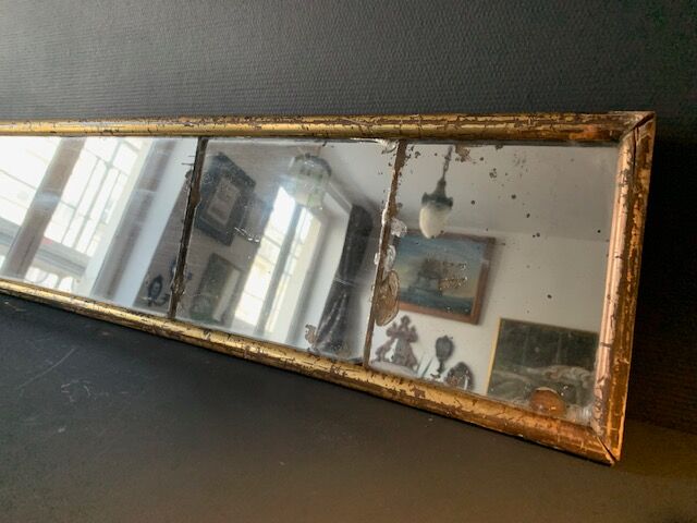 Nineteenth mirror with mercury