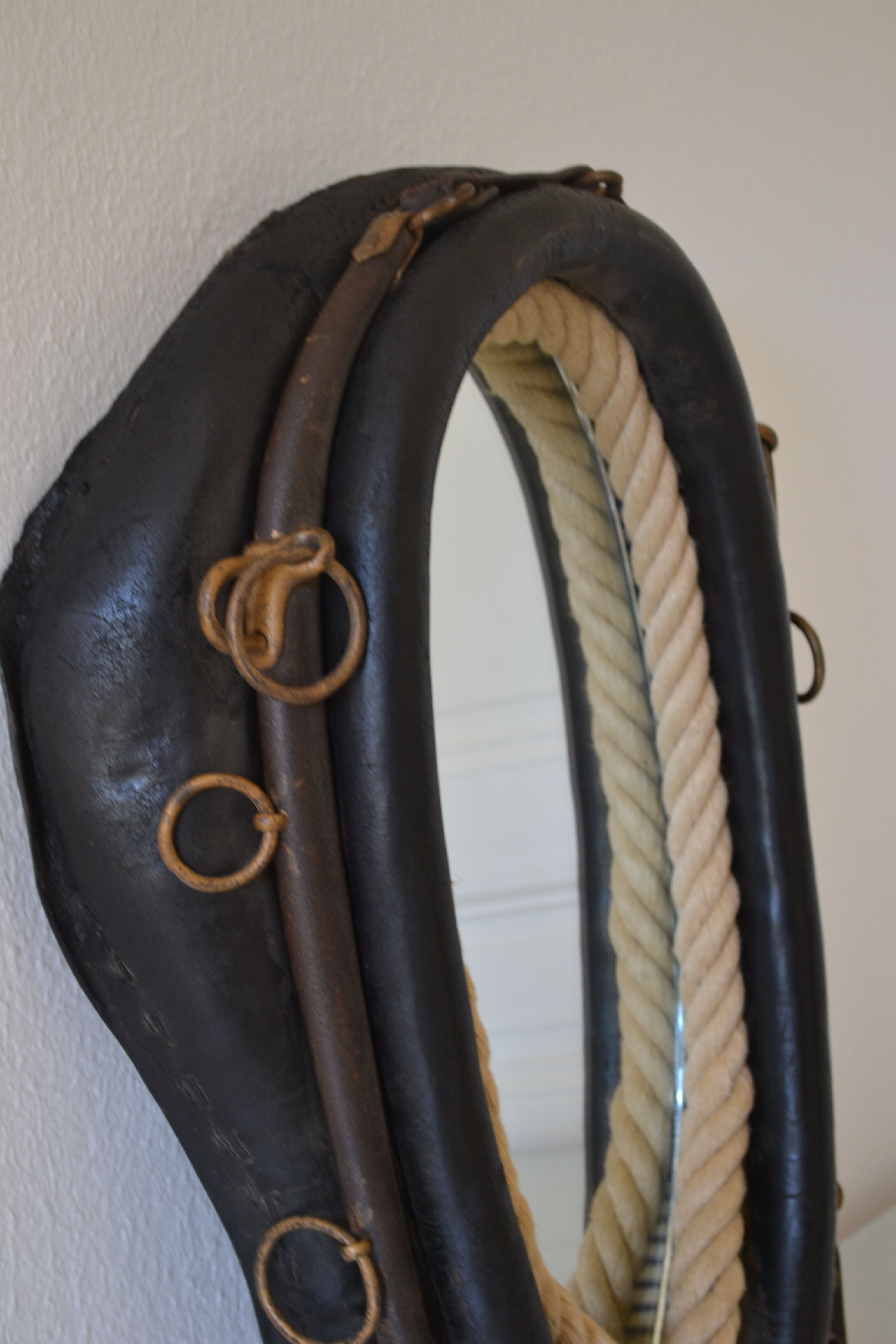 Brutalist mirror horse collar