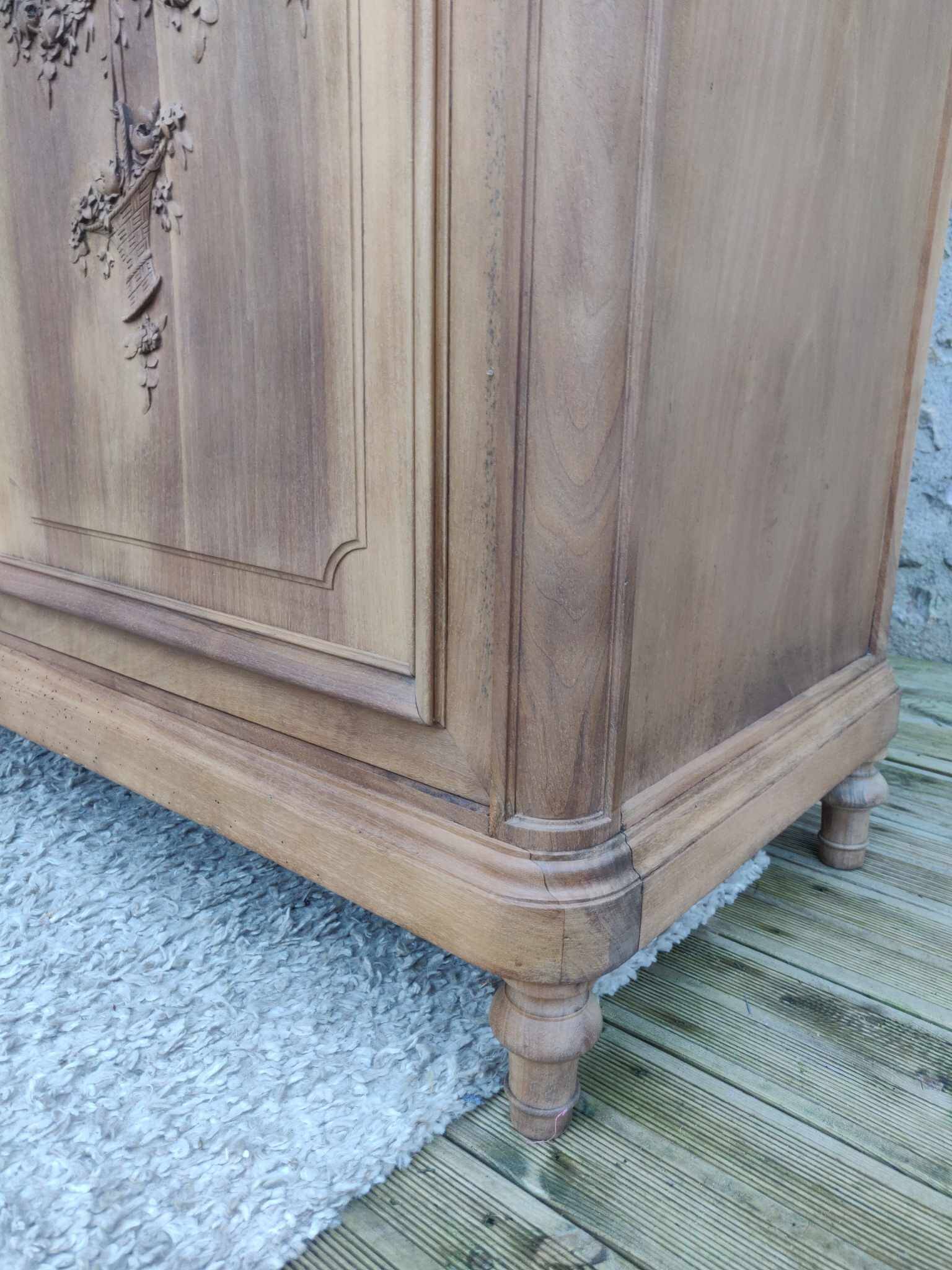 Two carved body dresser