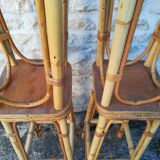 Rattan bar stools