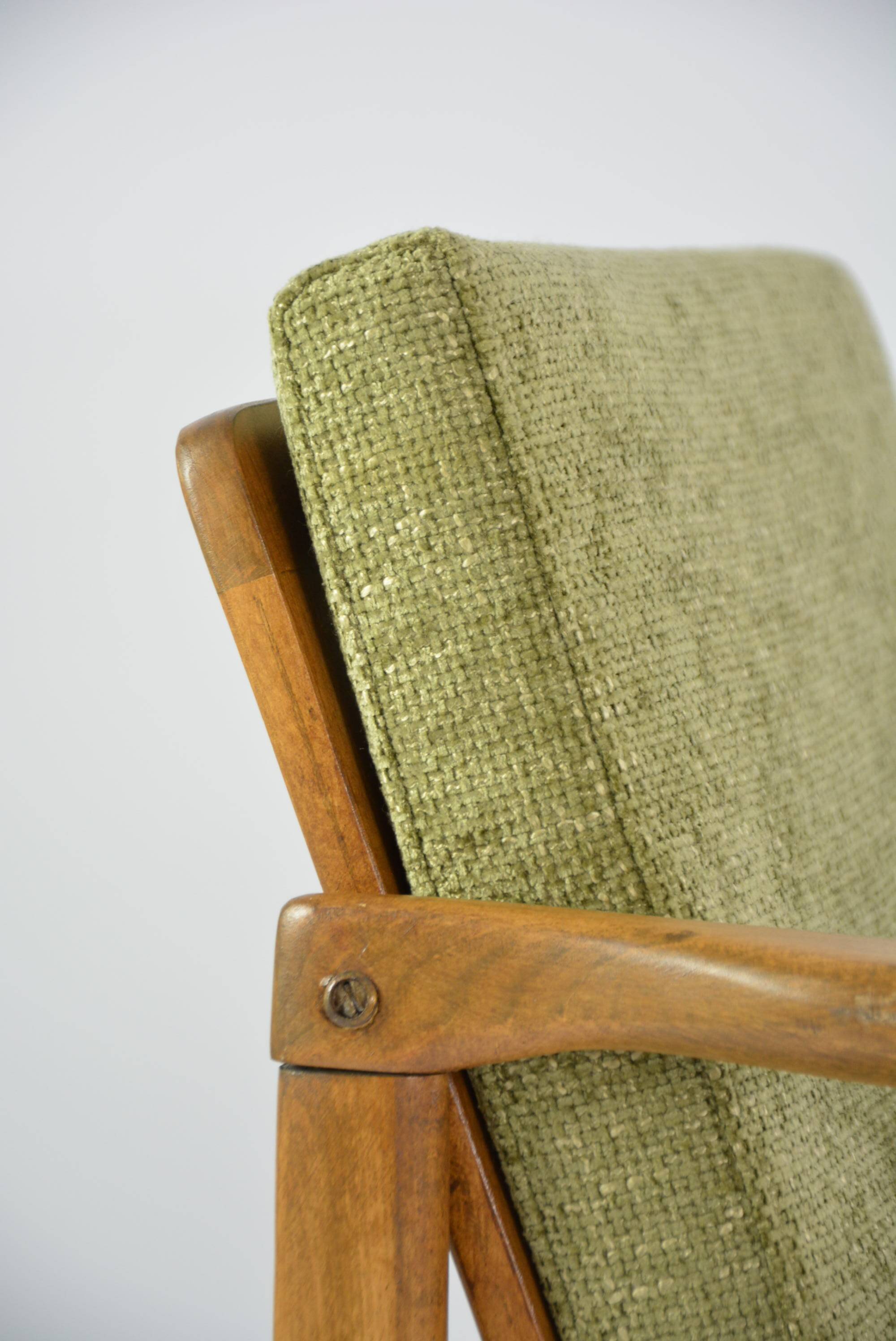 Olive heather BZ armchair