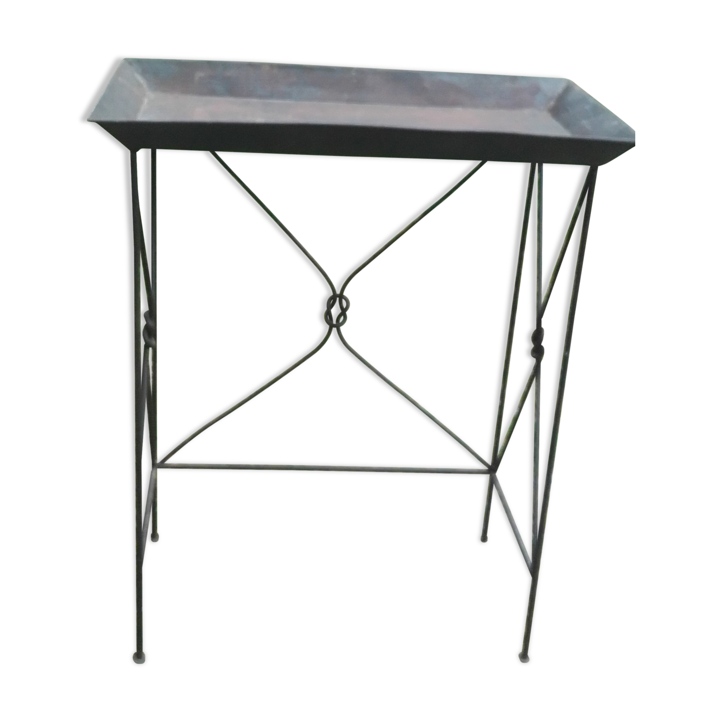 Wrought iron console