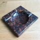 Square ashtray in polished marble