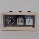 Alarm clock and perpetual calendar 70's