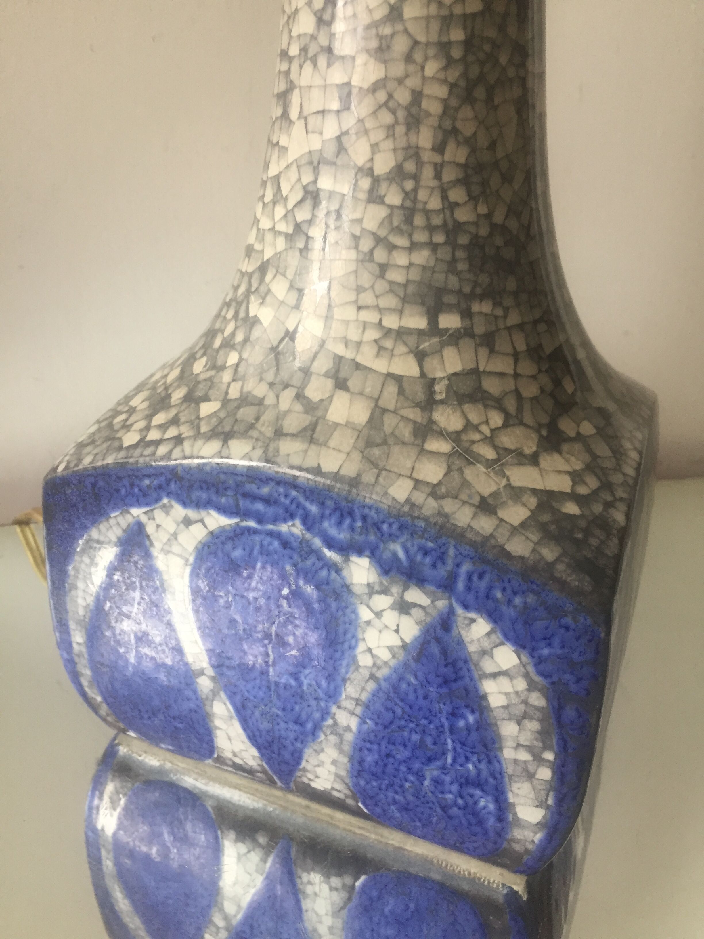 Michael Andersen ceramic lamp base 1960 danish